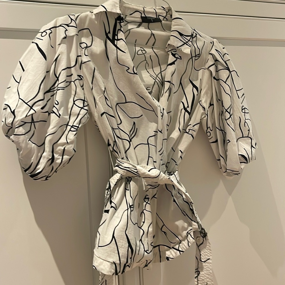 Tahari Wrap Blouse